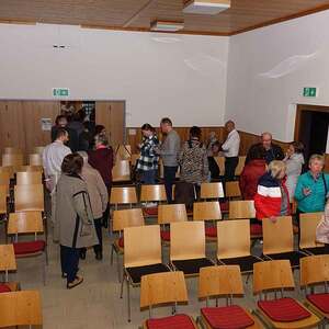Der Saal leert sich