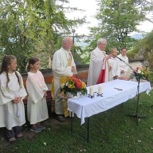 Auch das Sebaldusfest feierten wir vor der Kirche.