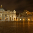 Petersplatz bei Nacht
