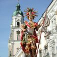 Westfassade Stift und hl. Florian / Stift St. Florian Westfassade Stift und hl. Florian