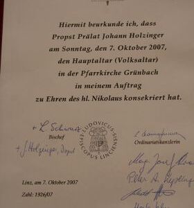 Fest der Altarweihe / © Alois Höbart und Roland Böhm Fest der Altarweihe