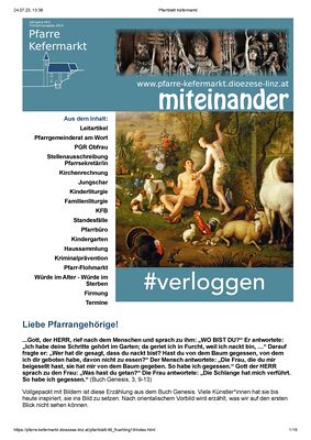 Pfarrblatt