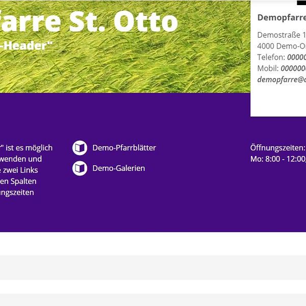 Vorlage Text-Link-Header / © Medienservice | Diözese Linz Vorlage Text-Link-Header